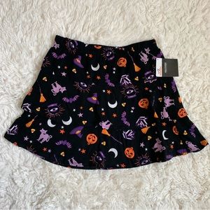Way to celebrate girl Halloween tiered skirt